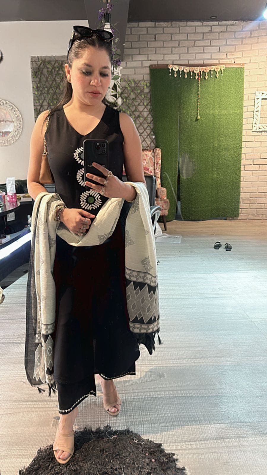 Khadi Cotton Suit Set with Digital Print Dupatta